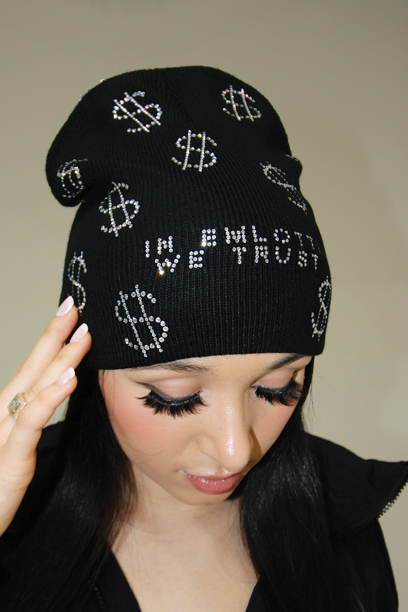 Bling beanie best sale