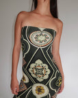 Silk Jersey Patterned Dress