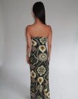 Silk Jersey Patterned Dress