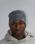 Rhinestone $ Beanie in Grey